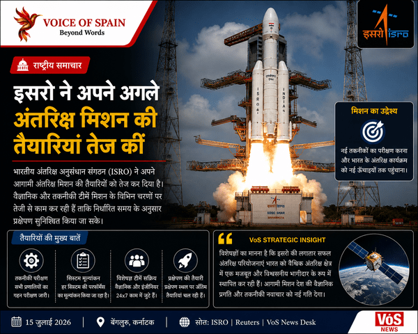 इसरो ने अपने अगले अंतरिक्ष मिशन की तैयारियां तेज कीं
