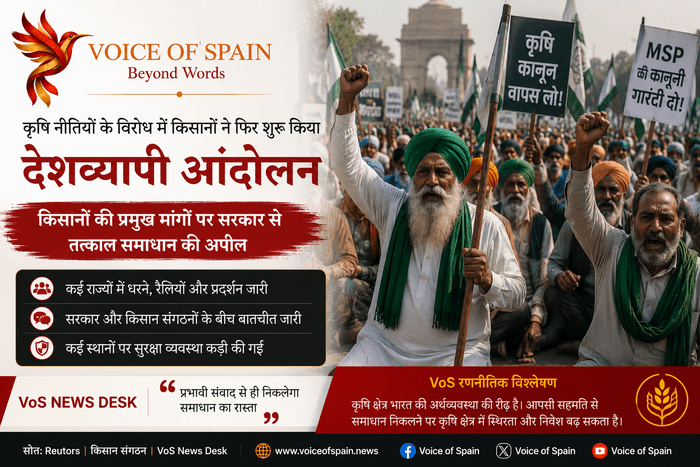कृषि नीतियों के विरोध में किसानों ने फिर शुरू किया देशव्यापी आंदोलन