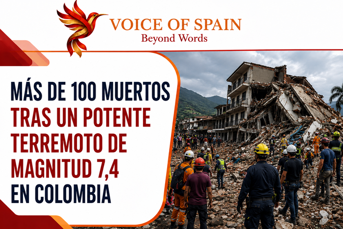 Más de 100 muertos tras un potente terremoto de magnitud 7,4 en Colombia