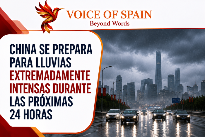 China se prepara para lluvias extremadamente intensas durante las próximas 24 horas