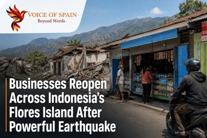 Businesses Reopen Across Indonesia’s Flores Island After Powerful Earthquake
