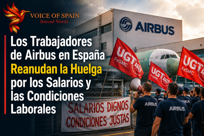 Los Trabajadores de Airbus en España Reanudan la Huelga por los Salarios y las Condiciones Laborales