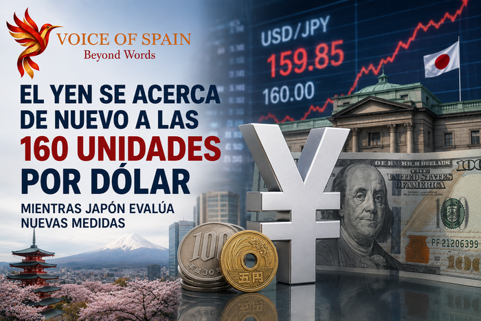 El yen se acerca de nuevo a las 160 unidades por dólar mientras Japón evalúa nuevas medidas
