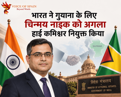 भारत ने गुयाना के लिए चिन्मय नाइक को अगला हाई कमिश्नर नियुक्त किया