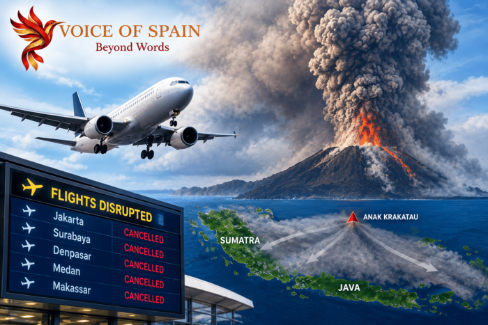 Anak Krakatau Eruption Disrupts Hundreds of Flights Across Indonesia as Volcanic Ash Spreads Across Java and Sumatra