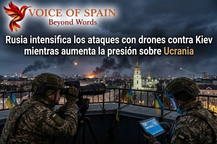Rusia intensifica los ataques con drones contra Kiev mientras aumenta la presión sobre Ucrania
