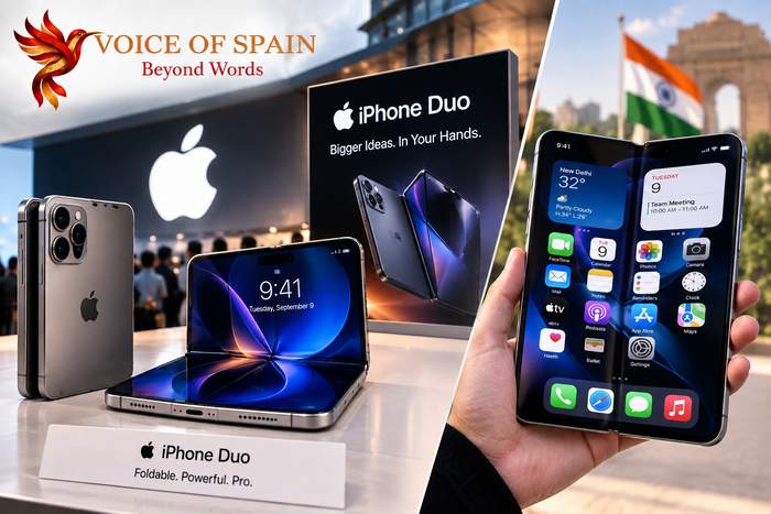 Apple ने लॉन्च किया पहला फोल्डेबल iPhone Duo, प्रीमियम स्मार्टफोन बाजार में नई प्रतिस्पर्धा