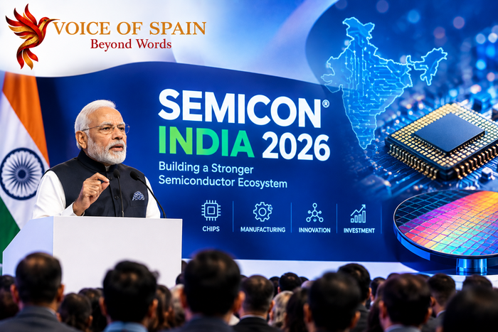 सेमीकॉन इंडिया 2026 की शुरुआत, प्रधानमंत्री मोदी ने भारत के सेमीकंडक्टर और इलेक्ट्रॉनिक्स इकोसिस्टम को मजबूत करने पर दिया जोर