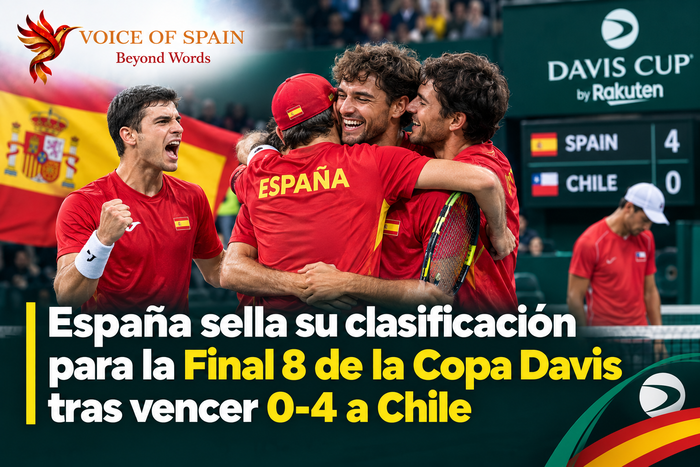 España sella su clasificación para la Final 8 de la Copa Davis tras vencer 0-4 a Chile