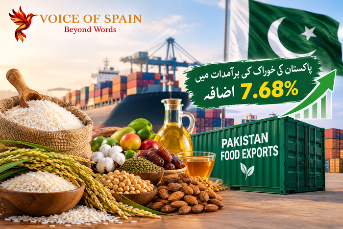 پاکستان کی خوراک کی برآمدات میں جولائی اور اگست کے دوران 7.68 فیصد اضافہ