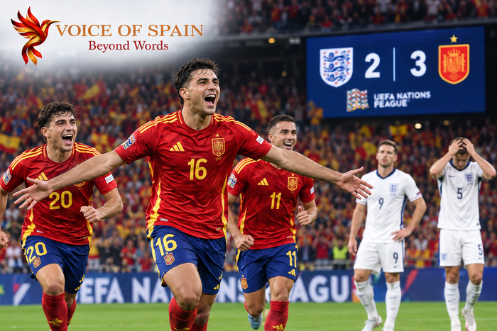 España Vence a Inglaterra por 3-2 en Wembley en un Emocionante Inicio de la Nations League