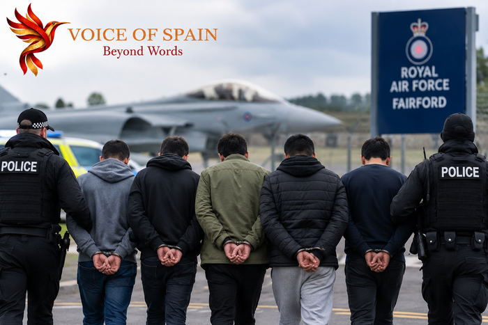 Five Men Arrested Near RAF Fairford in UK Terrorism Investigation