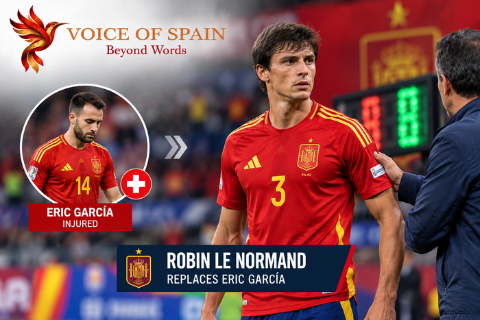 Robin Le Normand sustituye a Eric García en la selección española tras su lesión