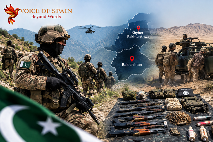 خیبر پختونخوا اور بلوچستان میں سیکیورٹی فورسز کی کارروائیاں، 7 دہشت گرد ہلاک